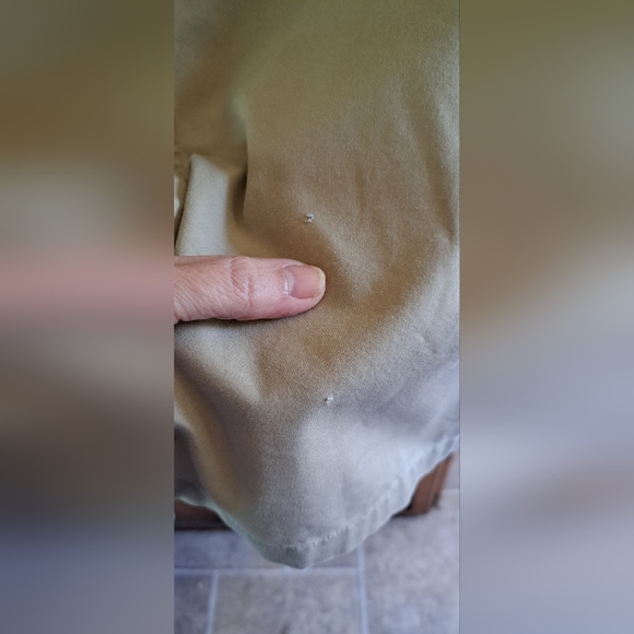 Boy Scouts Top Adult Med American Flag Patch Khaki Short Slv Button Front "Read" - Picture 9 of 11